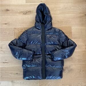 Sik Silk - Adapt Puffer Jacket in Navy Blue